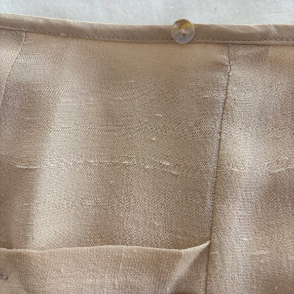 Vintage Sara Sturgeon Jacket & Skirt - Cream Silk - Size Medium - Picture 14 of 16